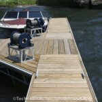 Steel Truss Floating Dock Installation